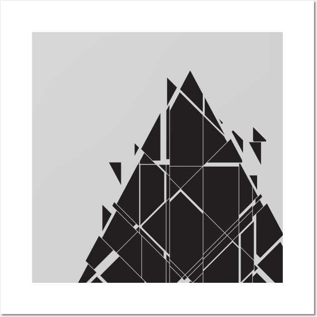 PLACE Sci-Fi Triangle Wall Art by Sitchko